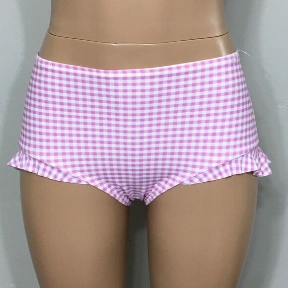 New. WILDFOX Gingham Frill bikini bottom. NWT - Picture 4 of 8